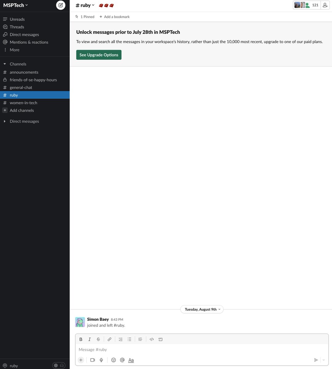 Oh Slack.... making changes for the better I see... 🥴