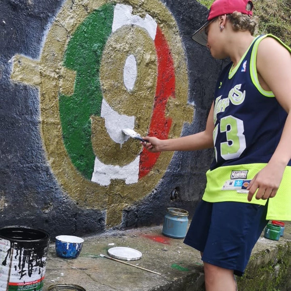 HNfatima1999's tweet photo. El pasado fin de semana logramos llevar a cabo la renovación de nuestro legendario mural, el cual ha sido insignia por mas de 13 años en el barrio. Seguidamente imágenes de nuestra última de reunión de parche esta semana.

AGUANTE  HONOR FATIMA 1999 Y TODA SU GENTE.! https://t.co/iXiOJ3e1Io