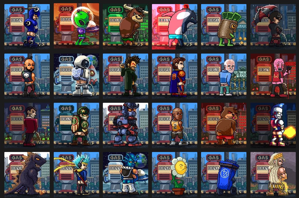 PixelScalper's tweet photo. Wow I never thought to realize some #NFTcollectors are really taking notice at my #NFTproject. I'm honored and will be happy to continue making more #TransactionPee

Visit my #NFTcollection at #objktcom :
https://t.co/CnzDB889VX

Thanks #TezosCommunity!

#NFTartist #CleanNFT #Tez https://t.co/VuoxHkJrqs