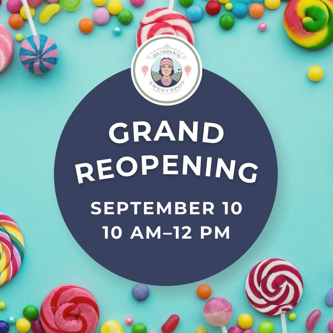 We're celebrating moving into our new space this year! Join us September 10, 10am-12pm, for a ribbon cutting with <a href="/bubbawatson/">bubba watson</a>, Kazoo photos, and kids' activities. Plus, Bubba buys your ice cream if you get a hole-in-one! More details here: bit.ly/3ekFz0M