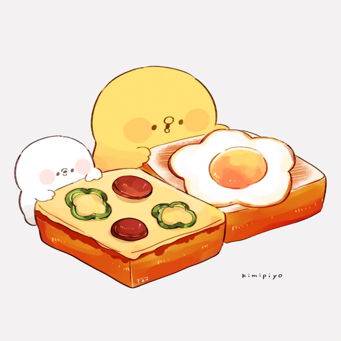「egg (food) multiple others」 illustration images(Latest)｜3pages