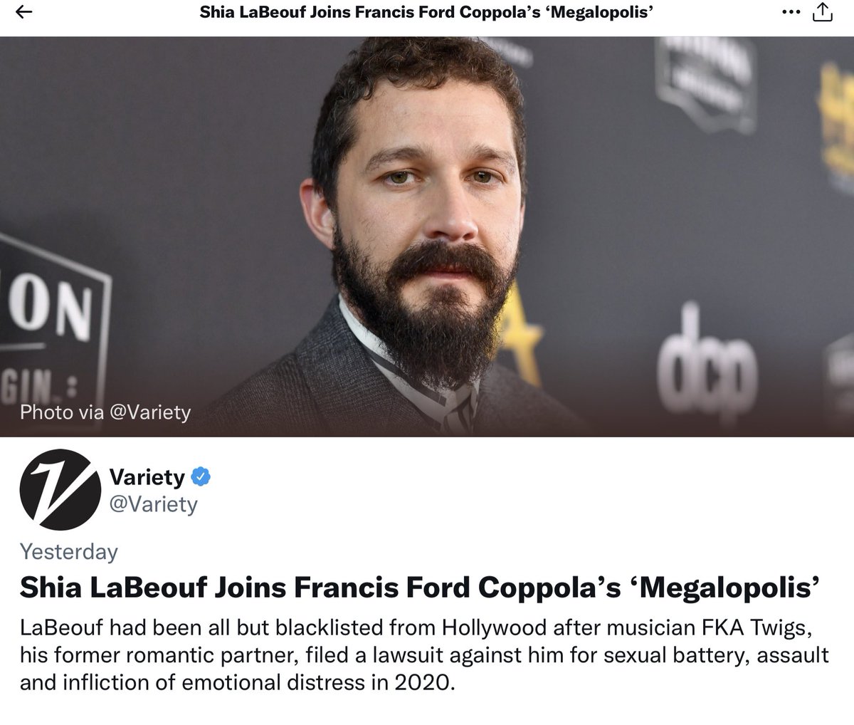 FUXY_BYTCH's tweet photo. Oh u don't suy.. sorta Francis' thung ya kno, just somethung he does for thu downtrodden Luciferians he takes undur his wings.
Demons are thu wurst, stop givung Thum yr praise. 1/2
#VictorSalva #JeepersCreepers #ShiaLaBeouf #ClownHouse #BeefTime #CoppolaProblems #FamilyAffair https://t.co/ajJy6g2LYD