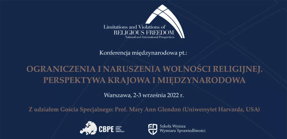 Bardzo ważna konferencja @SWWS_Uczelnia! Zachęcamy do oglądania relacji na żywo z konferencji pt. „Ograniczenia i naruszenia wolności religijnej. Perspektywa krajowa i międzynarodowa”. Start: piątek, 2 września, godz. 10.45.