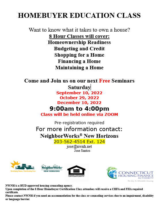 NeighborWorks NH on Twitter "Our next FREE Homebuyer Education Class