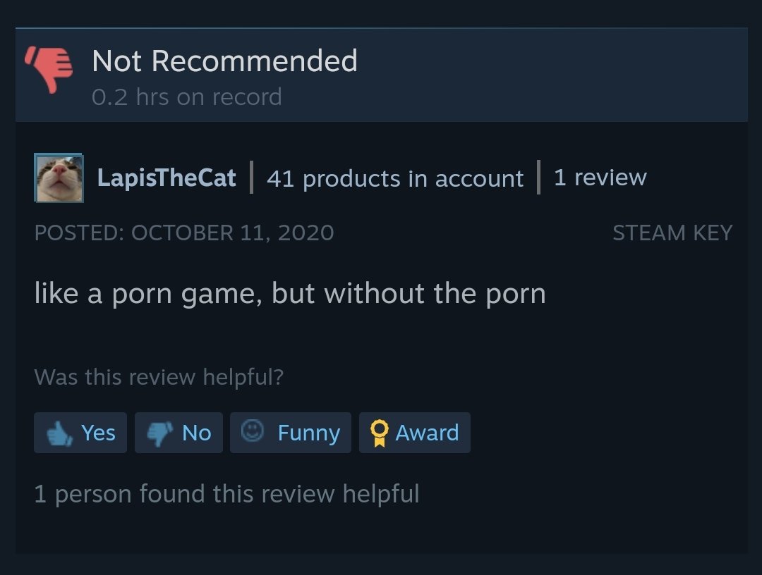 markdarin's tweet photo. @LiamBME Here is my favorite negative review of one of my games... https://t.co/GJ4iy8xzQz