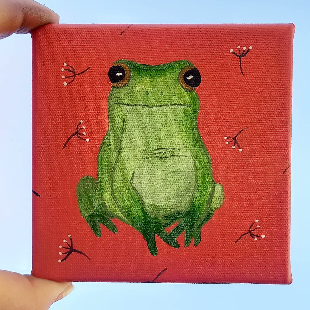 desenhos_da_ca's tweet photo. Esse é pra quem gosta de perereca kkkk
#art #artist #arte #artista #desenho #drawing #pintura #painting #desenhosdaca  #animal #animals #amateur #tela #canvas #nature #natureza #tiktok #acrilicpainting #frog #sapo #perereca https://t.co/5Ts7Ona0dD