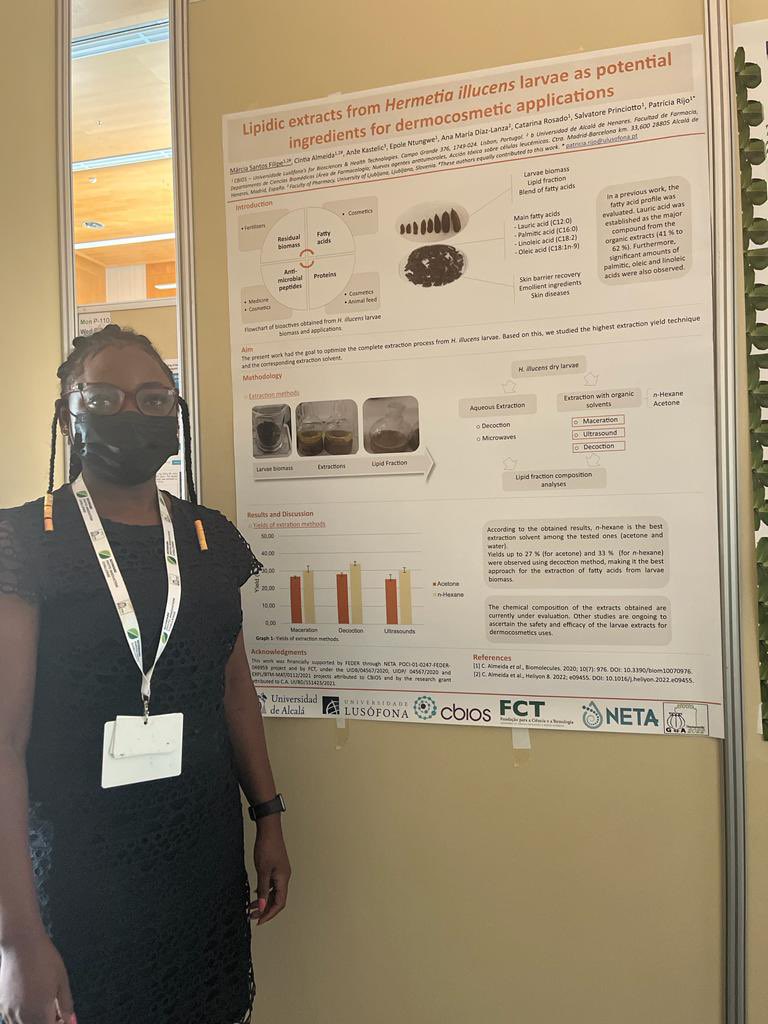 CBIOS_'s tweet photo. PhD students @PhDatCBIOS presented posters  #GAcongress2022 @Marciaasfilipe @GabsBangay @Vera89733278 @Eva_M_DM @Gently2016 supervised by @PhytoChemLab @salvoprinciotto in Grecce 🤩🤩🔝🔝 https://t.co/8fhLN17Ajf