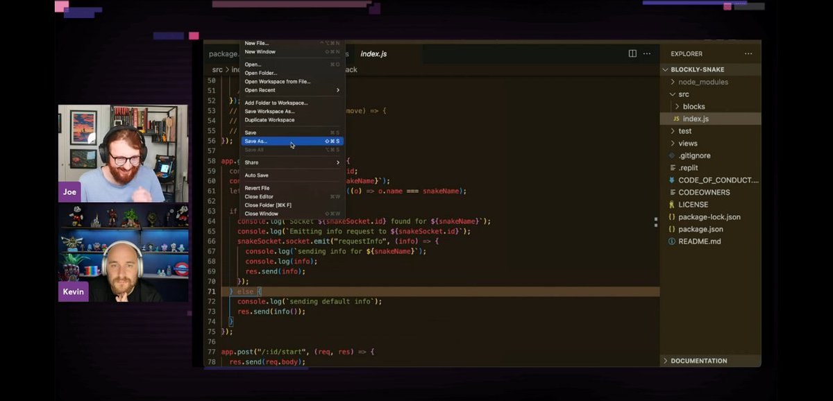 playbattlesnake's tweet photo. It's only been a few minutes but @jna_sh & @_phzn have already lived up to today's stream title of "Deploying Badly" on #CodingBadly π€£
Trust us when we say you won't want to miss them exploring @gitpod @Replit @render @railway_app @heroku on https://t.co/Bh4KSrUZol π¨βπ»π€¦ββοΈ https://t.co/hDRRBKNfsS