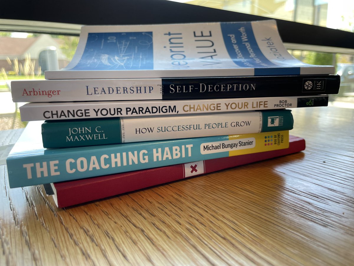 CoreAuthentic's tweet image. Sometimes I bring some of my library to coaching sessions. I LOVE these books and reference several of them frequently. 

What are you reading? How are you growing and investing in yourself?

coreauthenticity.com