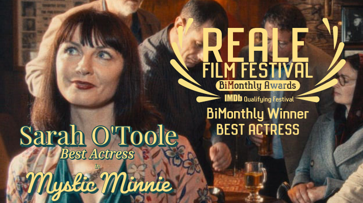 DolmenFilms's tweet photo. Sarah O'Toole has won Best Actress for her starring role as "Minnie" in the Reale Film Festival.

https://t.co/XWJua6DAIu

#dolmenfilms #mysticminnie #filmmaking #filmfestival #BestActress #actorslife #awards #leadrole #indiefilm #Charming #ireland #comedy https://t.co/fJXp7FKhAU