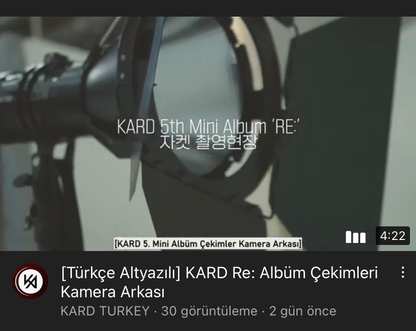 kardmagazines_'s tweet photo. 010922 | JIWOO��nun Washington Vlogu ve KARD’ın RE: Albüm Çekim kamera arkasının Türkçe çevirilerini YouTube kanalımıza ekledik.

Videoyu beğenip kanalımıza abone olmayı unutmayın.🤍
@KARDTeamTR #KARD @KARD_Official 
📎 https://t.co/RIrzL1OnMU
📎 https://t.co/8k7oVwp4JM https://t.co/zoEJIsVDgs