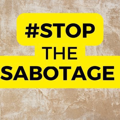 Sami82885052's tweet photo. @AMH_perspective #StopTheSabotage https://t.co/Ca36Lcissr