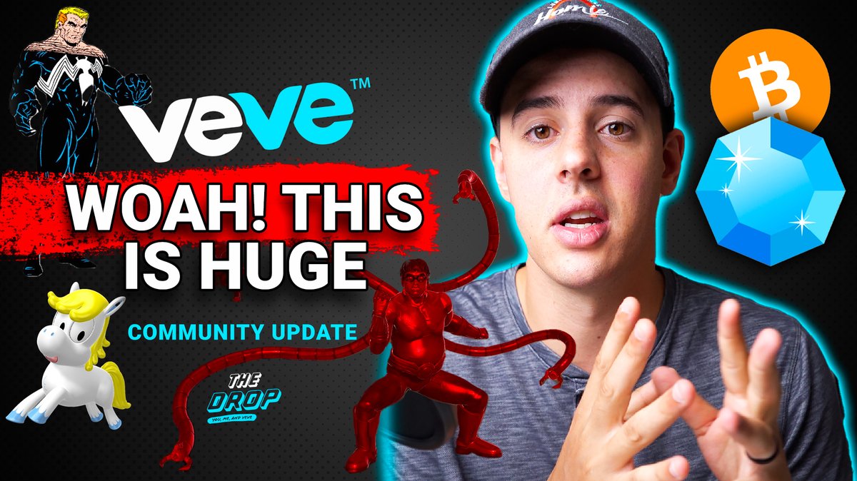 Woah, this is huge! (And I'm not talking about Doc Oc's stomach 😂)

#VeVe announced it's introducing Crypto>Gems, the game-changing feature we've been waiting for.

Q3 priorities are stacked with excitement &amp; I dive right in: youtu.be/z-XVQtvrwa0

#VeVeFam #NFTs #NFTCommunity