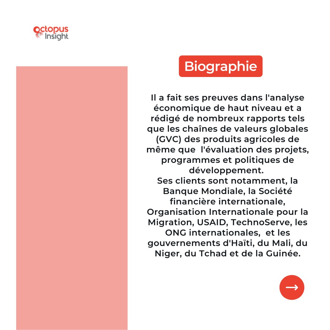 OctopusInsight's tweet photo. Octopus est avant tout une équipe 👫✅
Aujourd’hui, Zoom sur Bonaventure Fandohan 
Découvrez en un peu plus sur notre Partenaire de Gestion 👇🏽
#ourteam #ourteamprofile  #octupusinsight https://t.co/pGpAzrdrOW