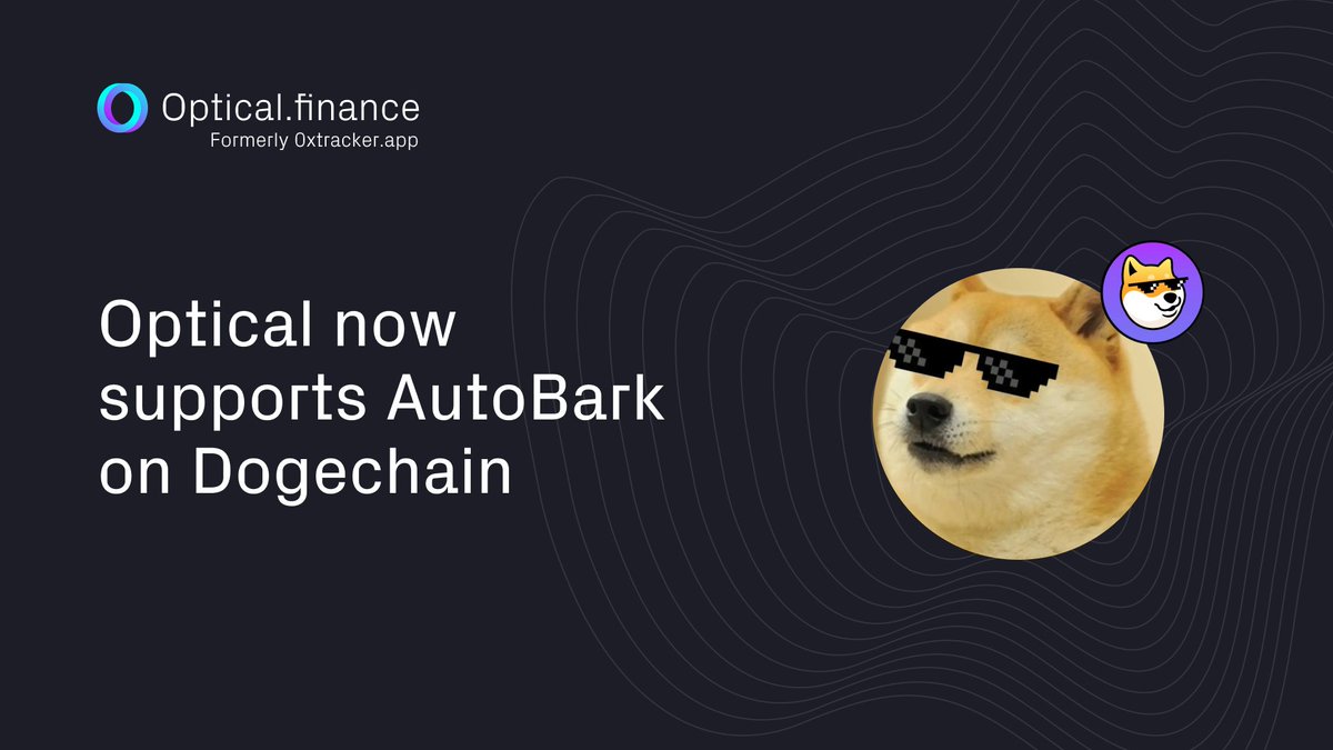 Optical Finance (Formerly 0xtracker.app) tweet media