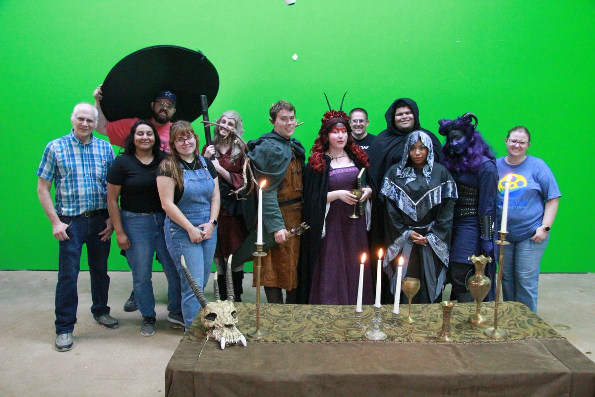 InnerWorldsShow's tweet photo. It's hard to believe that filming for Season 2 is completely finished! This cast and crew put in so much work, and we want to highlight them over the next few weeks! Watch for  many posts and behind the scenes pictures to come! :)

#innerworlds #dungeonsanddragons #Omaha https://t.co/IgggUO6J3b