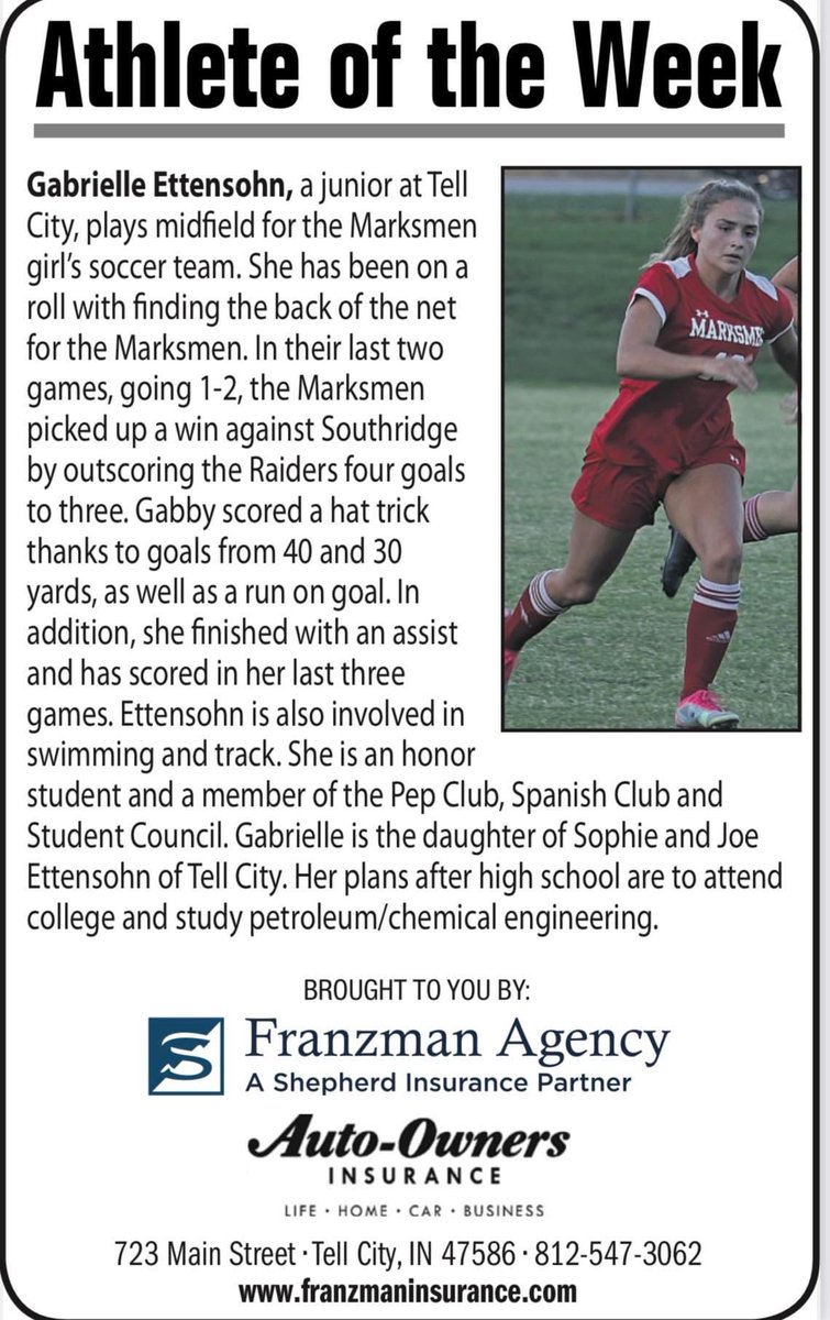 Tell City Girls Soccer tweet media