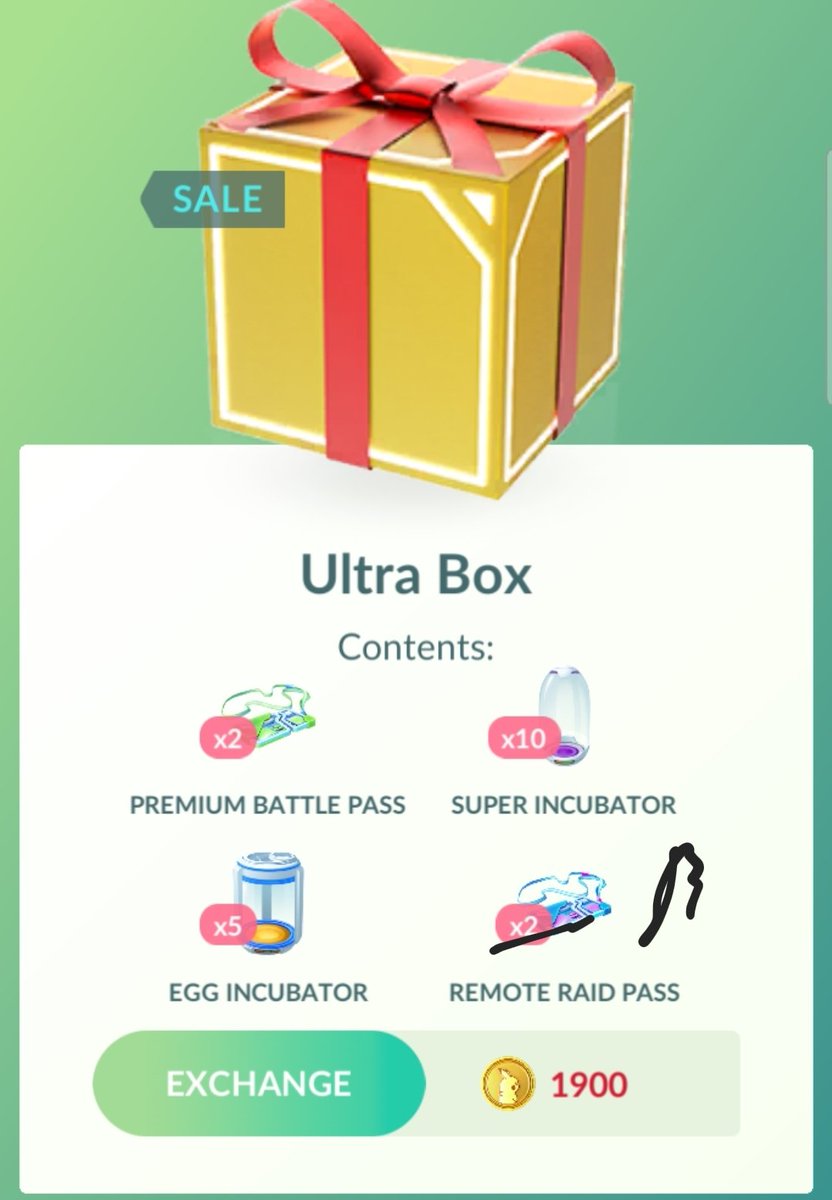 ShinyguyTy's tweet photo. I sincerely hope no one buys the new box #Niantic just released. 😆
#boycottTheBox #makepogogreatagain
#PokemonGOApp https://t.co/lFZ272bisx