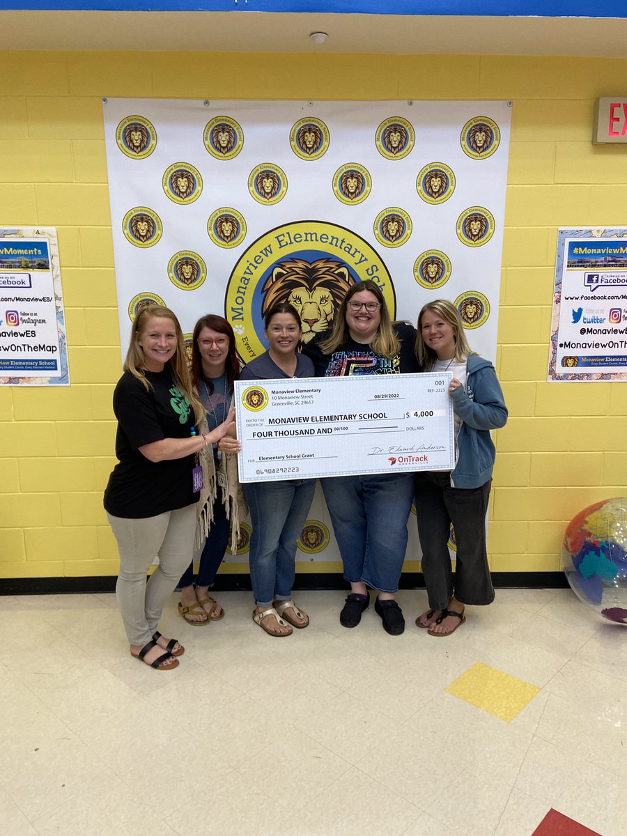 anna_henson's tweet photo. Thank you so much OnTrack Greenville!! This is truly amazing!! @ontrackgvl @UWGreenvilleSC #UWGC100 https://t.co/nOsoKsNyUK