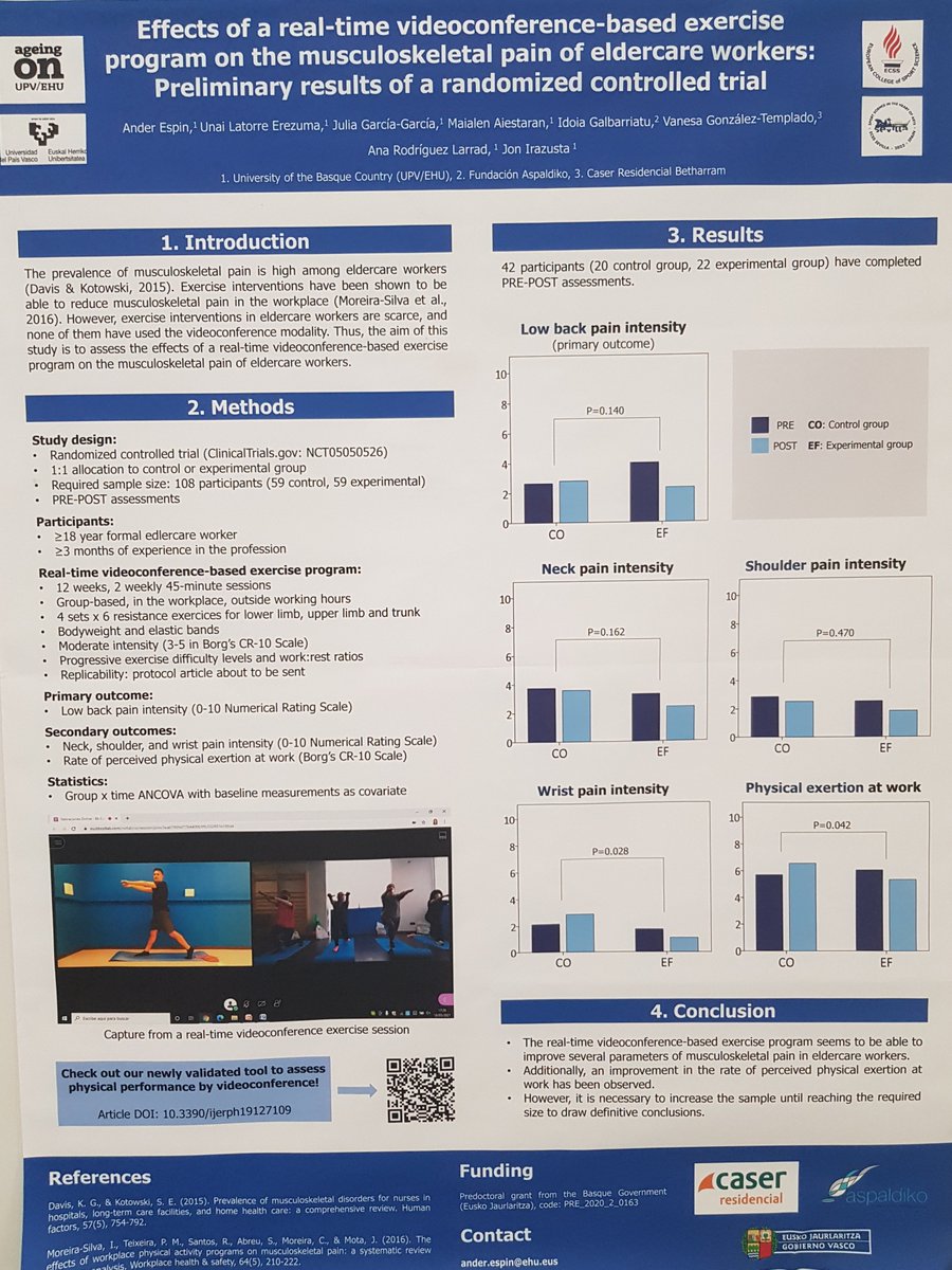 ander_espin's tweet photo. Presenting data from my PhD project at @E_C_S_S congress 🏋️‍♀️

Sevillan tesiko datuak aurkezten 🤸‍♂️

#ECSS2022 #Exercise #Pain https://t.co/i1zRg8cxbY