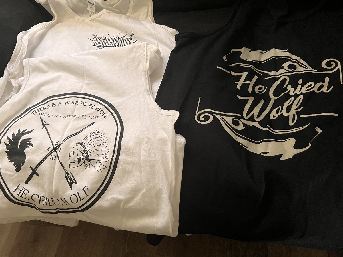 hecriedwolf's tweet photo. We will have shirts and CDs available for those who donate to the proceeds for Scott’s Memorial Show

September 2nd @ Fulton55

Doors open at 4:30pm 

https://t.co/apuASW5IzU https://t.co/XtAknmKQ0J