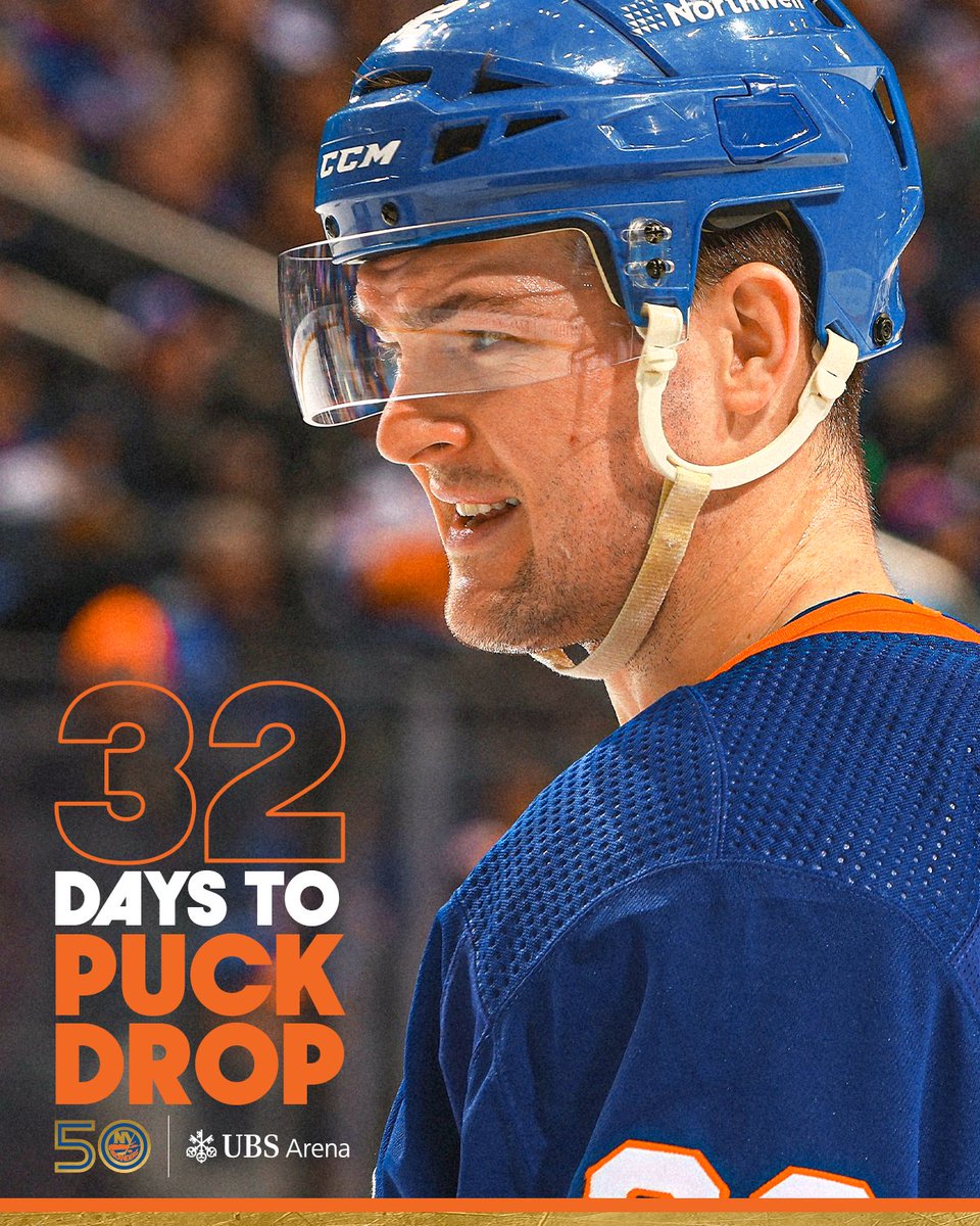We've got @roscojohnston days until we're together at <a href="/UBSArena/">UBS Arena</a> for #Isles hockey. RT for a chance to win a Johnston signed puck.