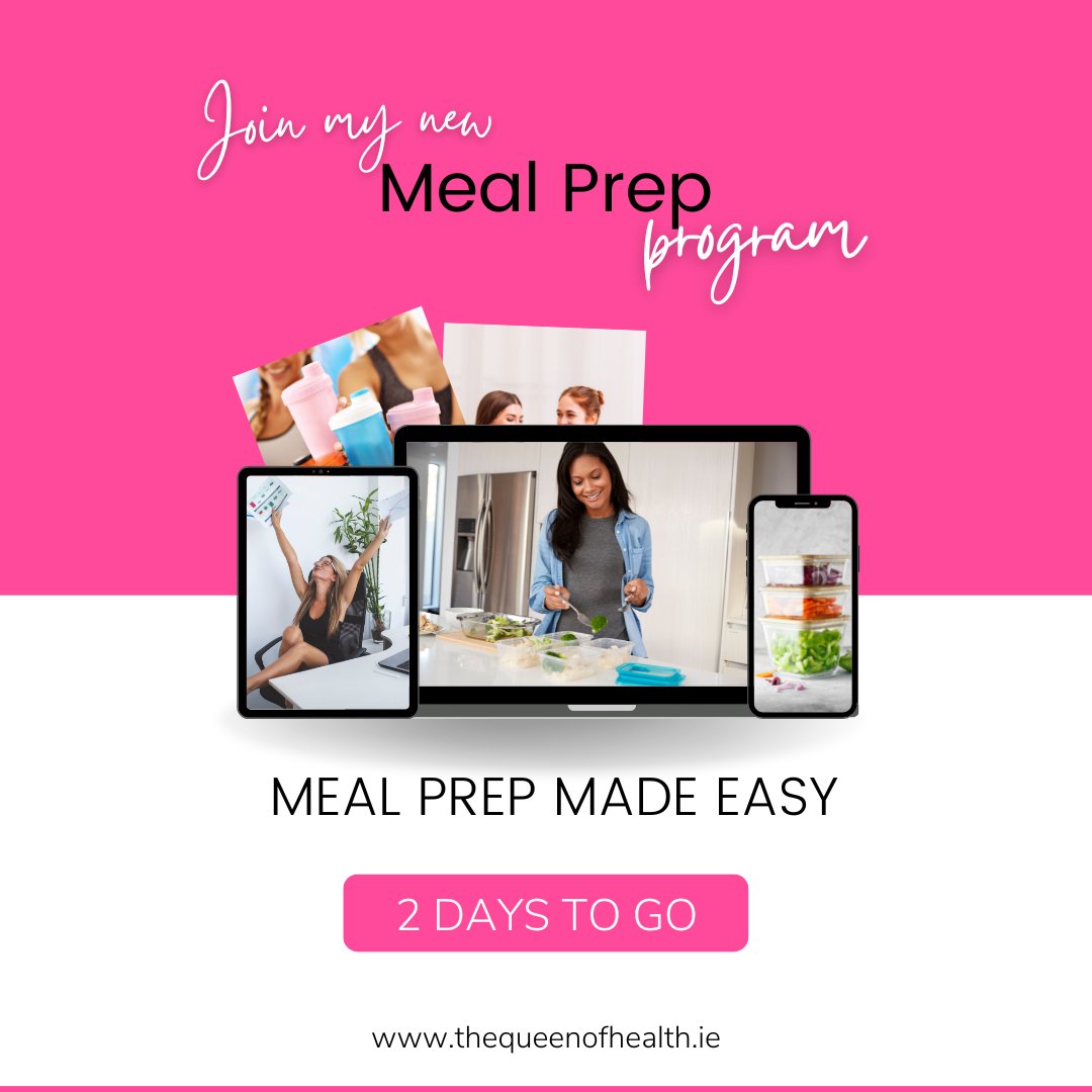 QueenOfHealthIE's tweet image. Don't Miss Out!!
Our 5 Day Meal Prep Challenge with bonus Goodies is here!! Get my Brand New Client Recipe Pack - Broken into calories, macros and linked to my Fitness Pal.
You will also get a Portion Control e-book too.
Here is the link to join p.bttr.to/3QStbmB