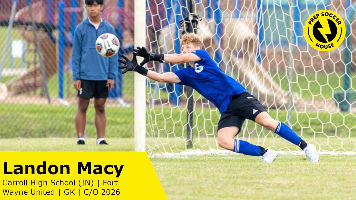⚡️Welcome to Prep Soccer House Recruiting, Landon Macy!

Carroll High School (IN)
Fort Wayne United
Grad Year: 2026
Position: GK
Height: 5’10”
Weight: 140lbs

Contact us for more information about Landon, as well as check out his profile on our website!⚡️