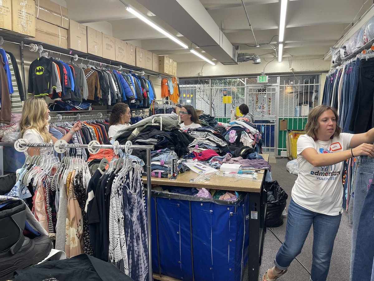 Team volunteering at <a href="/ClothesToKids/">Clothes To Kids</a>! @edmentum <a href="/DarciBianchi/">Darci Bianchi</a> <a href="/Mr_Depo/">Michael DePasquale</a>   <a href="/nicole_manutes/">Nicole Manutes</a>