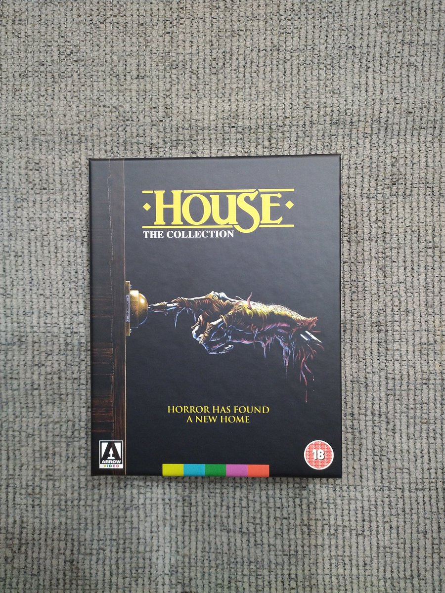 JonHarless21's tweet photo. My newest additions to my expanding horror collection, and the first two are favorites from my childhood. #MutantFam #House #HouseII #horror #HorrorMovies https://t.co/bxfBrpolSo