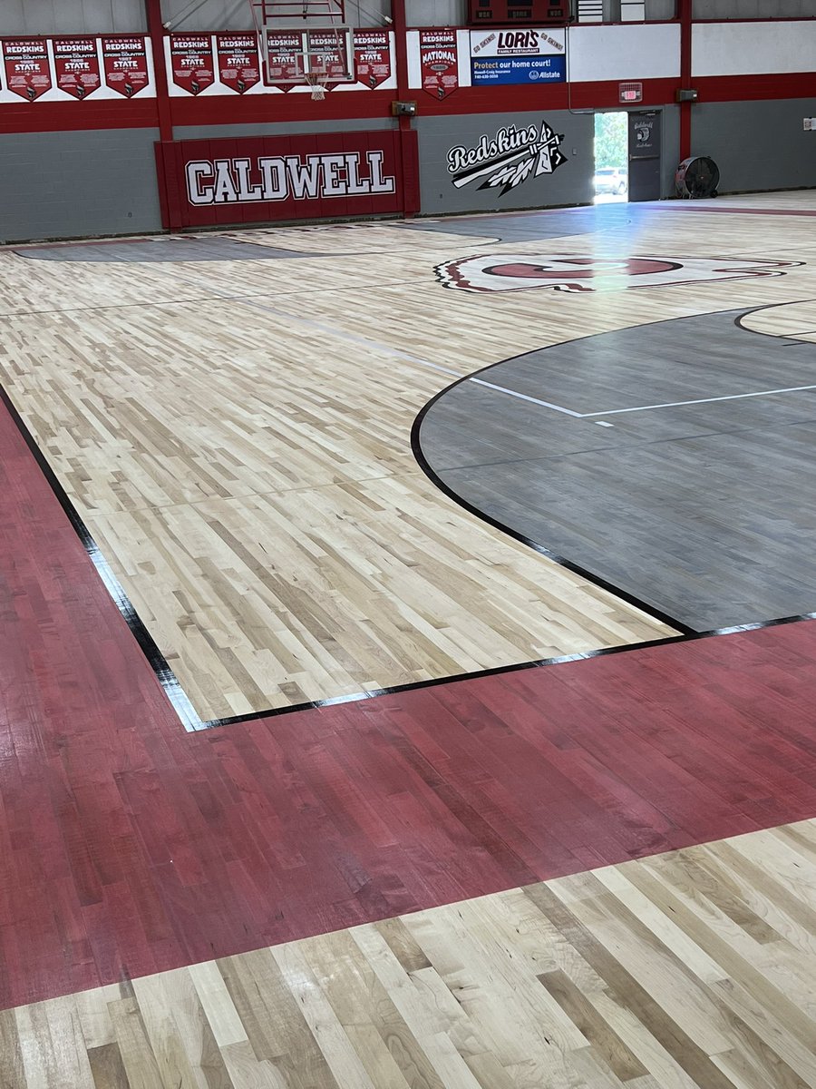 CESDSportsMed's tweet photo. The new floor is looking awesome!!! Can’t wait to get our teams on it in a couple weeks! https://t.co/DV2dKR3zjt
