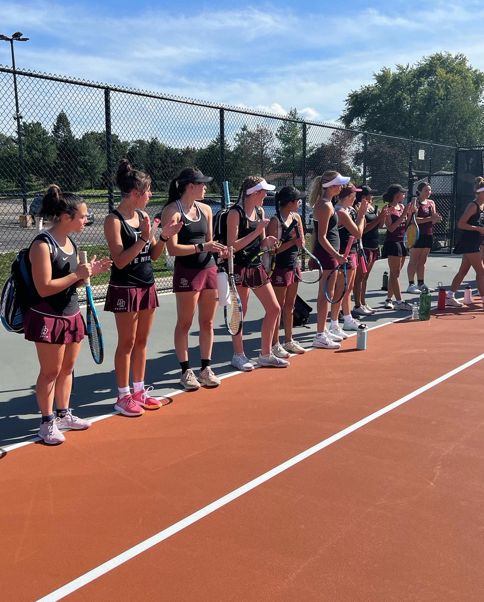 PRHS_Tennis's tweet photo. Winner winner🐔dinner for both JV and Varsity at the FVC opener against McHenry today! Good job girls! 👏🎾@PrairieRidgeHS @PRathleticsAD https://t.co/6iAZBqxuXU