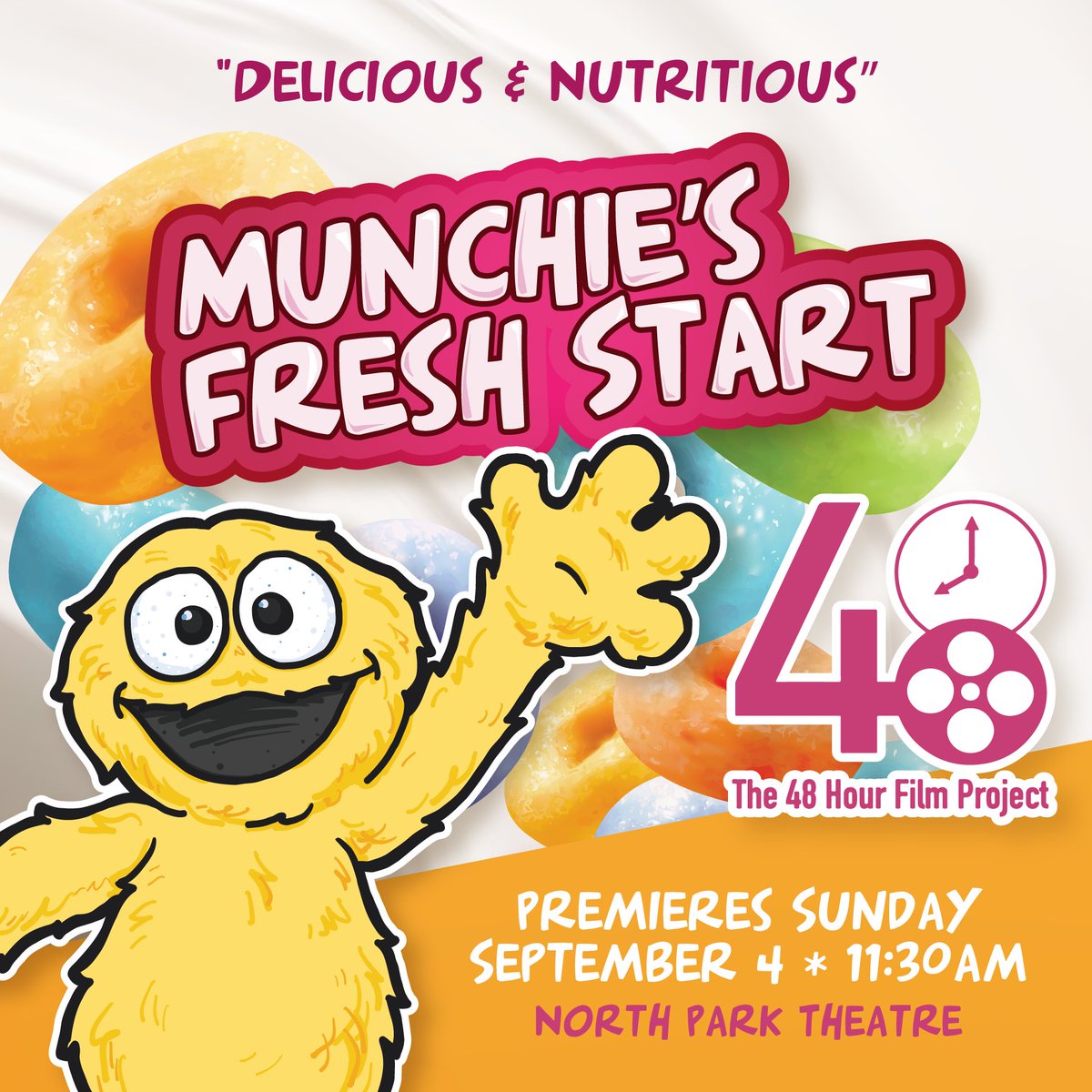 camgarrity's tweet photo. Tickets are available NOW for this weekendโs screenings of the Buffalo 48 Hour Film projects! Our film โMunchieโs Fresh Startโ premieres on Sunday at @NorthParkTheatr โ itโs the most fun you can have Labor Day weekend ๐ฟ๐ฌ๐คฉ #Buffalo48 #Puppets #Film #Filmmaking #Puppetry https://t.co/wqQBXsYUKi