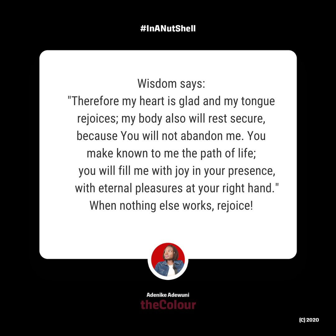 AdewuniAdenike's tweet photo. ...✍🏾...
#InaNutShell
#theColour
#September012022 https://t.co/J3lKOgVo4o