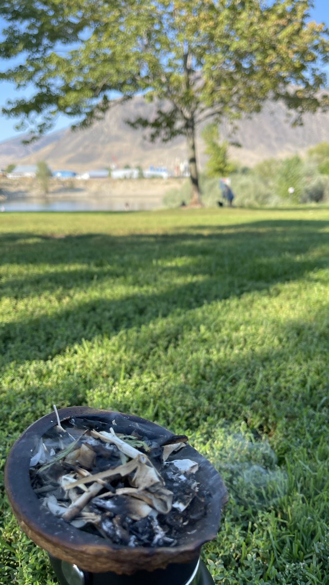landbackunited's tweet photo. #kamloops #Secwepemc #interiorSalish #radlove #vibrations #twospirit #indigenous #landbackunited #together โจ๐ชฌโค๏ธโ๐ฅ๐ฅ๐งก https://t.co/HHwo2BpZvQ