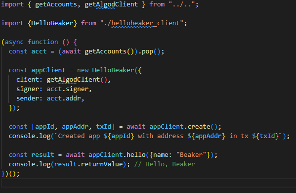 barnji's tweet photo. How to Beaker:

1. Write Application like a typical REST server
2. Generate front end ApplicationClient from it's ApplicationSpec
3. Call the ApplicationClient methods to do stuff on chain
4. there is no 4 

report bugs 🤝
https://t.co/tssPeUFdy1 https://t.co/fz86VcYwkH