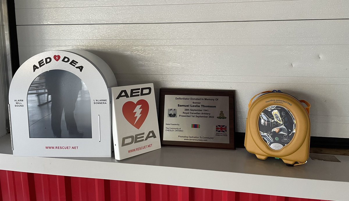 DaveMounseyFund's tweet photo. DONATION 145!
In memory of Gunner Thomson at @CAFD90 Chesley. @CanadianArmy @CanadianALF914 @BruceParamedics https://t.co/y4Dtc9h28W