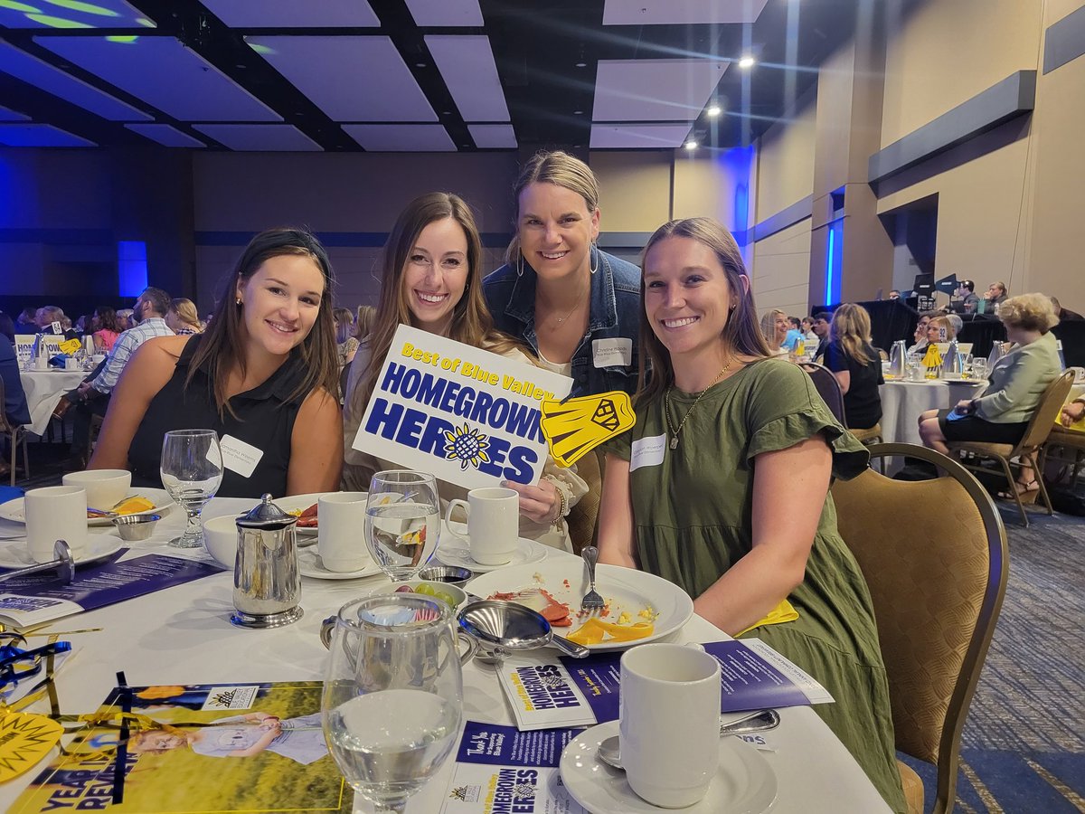 Blue River's Homegrown Heros at the Blue Valley Education Foundation breakfast!