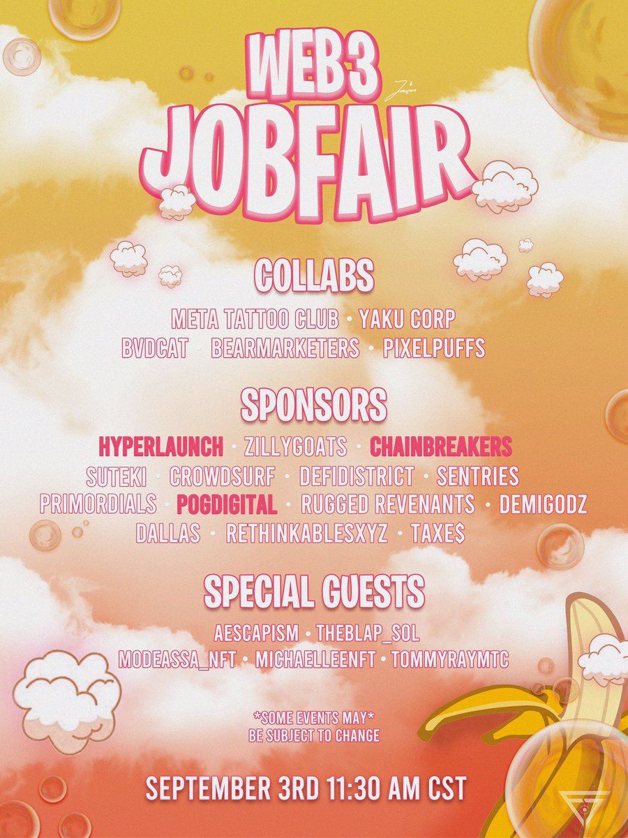 🚨MAJOR ANNOUCEMENT🚨

WE ARE BACK AGAIN FOR THE 3rd EDITION!!!!!

We’d like to welcome everyone back to the stage to again 😁 artists, devs, talented individuals of all kinds! Come show us what you have to offer! The lineup is amazing 🎨 Set reminder!

x.com/i/spaces/1dRKZ…