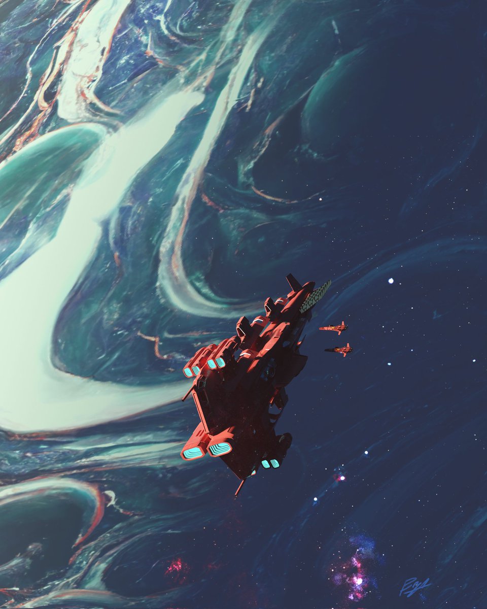 artwithbryn's tweet photo. Things I've been making this past week X #scifi #scifiart #conceptart https://t.co/fQBgDBnqBt
