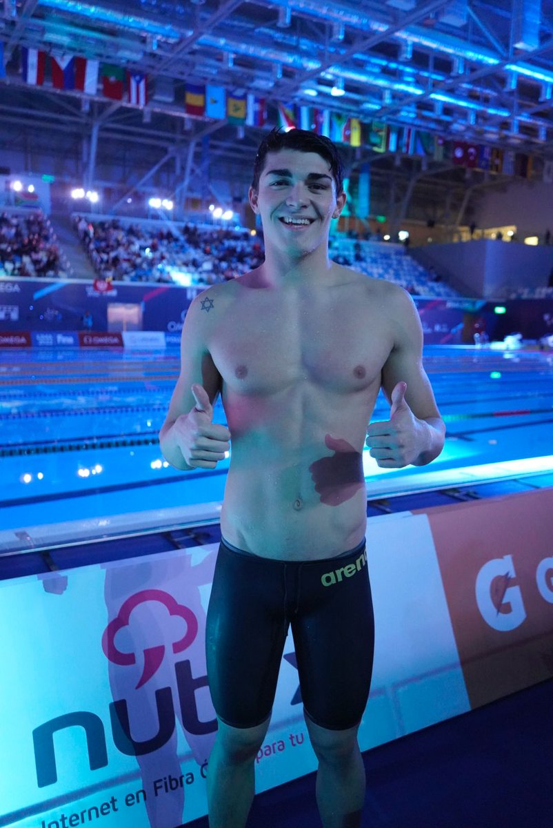 WorldAquatics's tweet photo. 🇵🇹Portugal claimed the first Gold Medal at this World Juniors with Diogo Matos Ribeiro in the 100m butterfly 
#FINALima2022 

Full Results 👉 https://t.co/CgEGBYlsg4 https://t.co/zWQddU2TMf