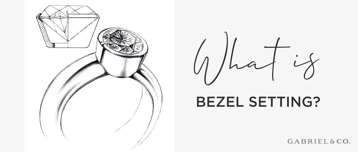 GabrielCoNY's tweet image. A jewelry set is the metal frame in which the diamonds or precious stones rest. In a bezel setting, a seamless band of thin metal encircles and securely holds the stone. 

Learn more about bezel settings: gabrielny.com/blog/bezel-set…

#bezelset #bezelsetdiamond #bezelsetring