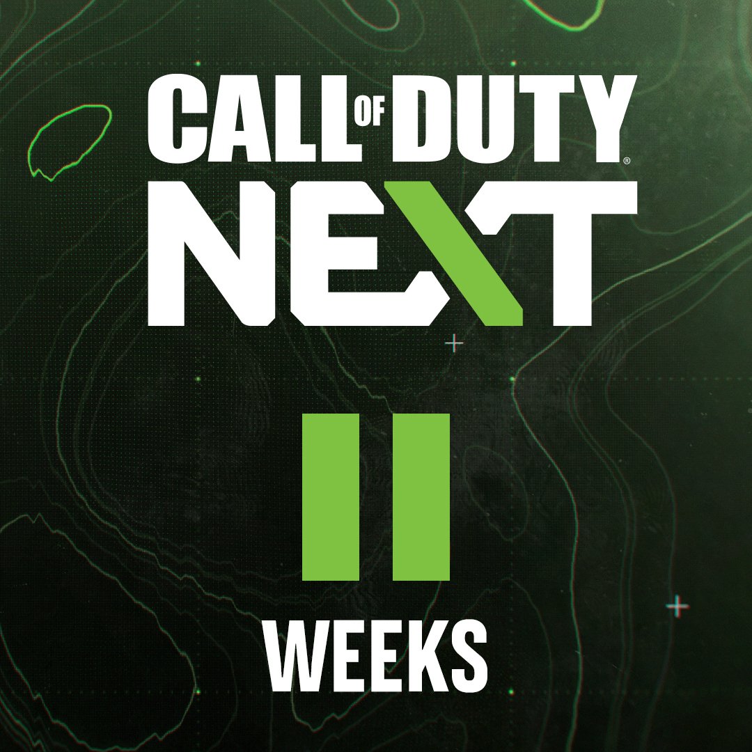 II weeks until #CODNext 👀