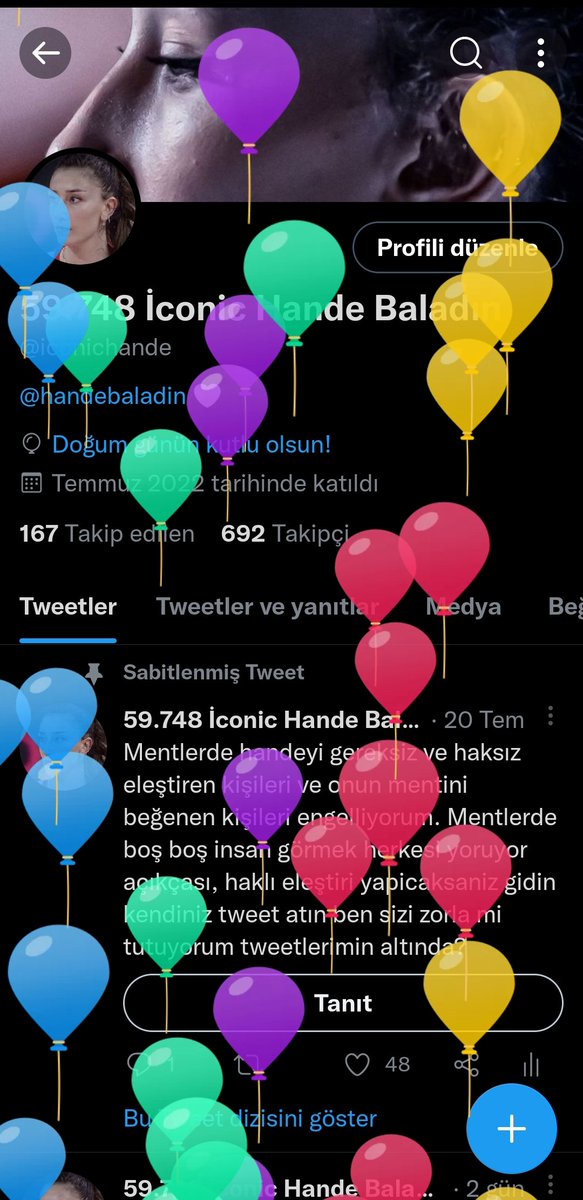 iconichande's tweet photo. mutlu yıllar idol kadın💞 @handebaladin https://t.co/cyNRAfnJdK