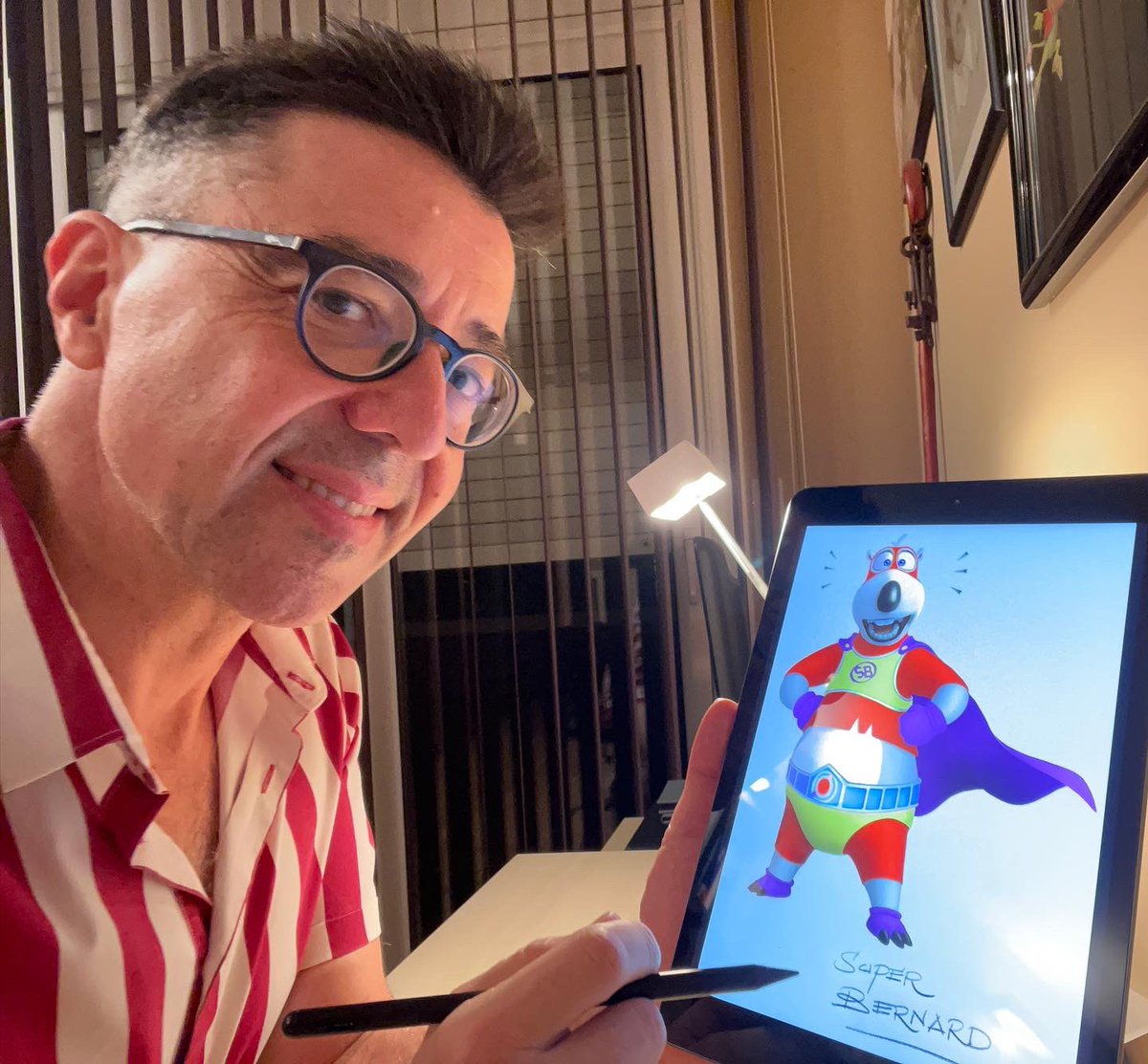 catomaro's tweet photo. And colour art. #superbernard #characterart #colourdesign https://t.co/AWvs0494uF