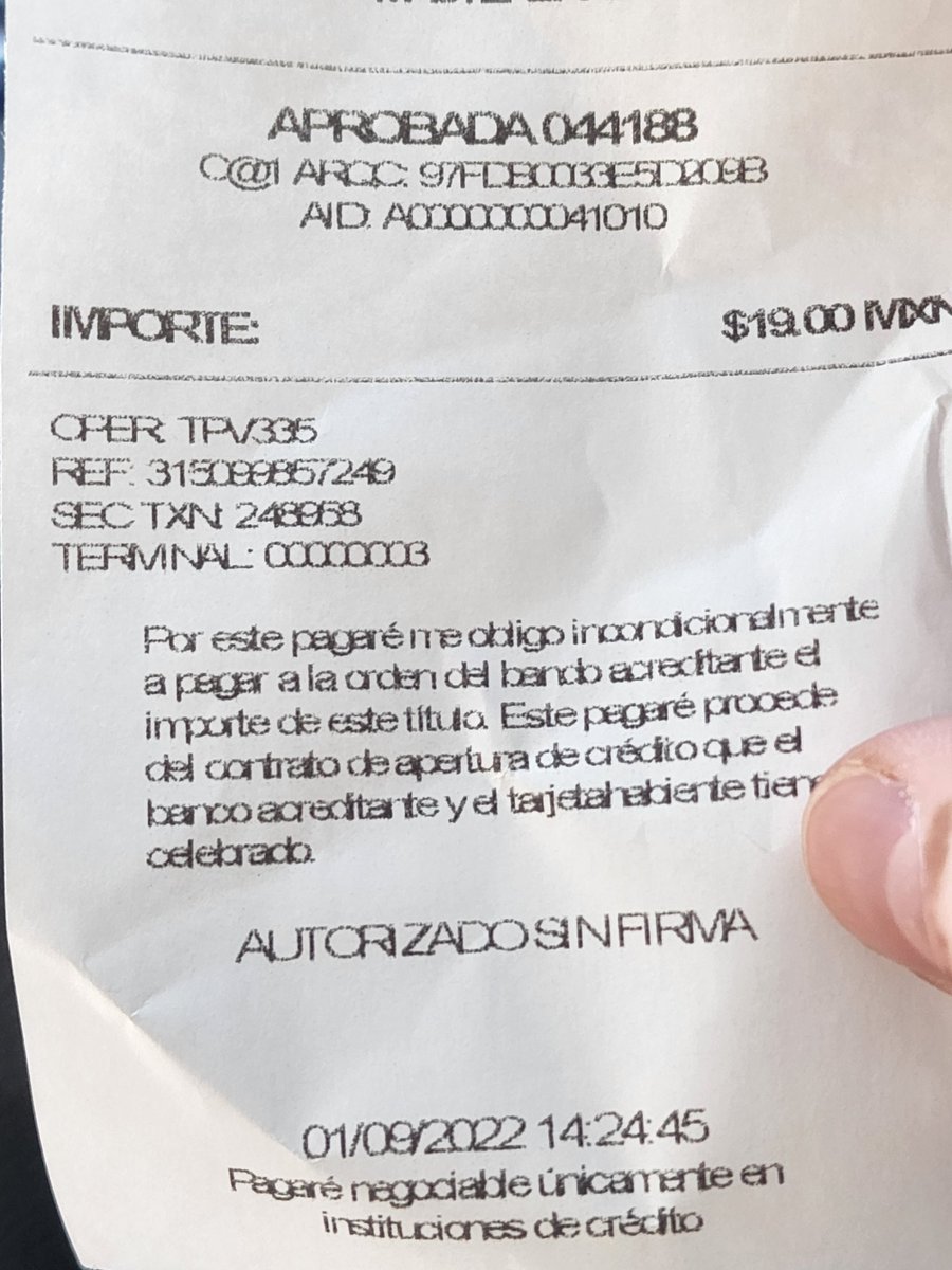 TinLarinBolsita's tweet photo. Es de mi agrado informarles que el Austuriano de mi localidad ya admite pago sin contacto con Wallet y otros medios.
#ApplePayMexico #MembersWallet #GooglePayMexico #PagoSinContacto #PagoSinContactoMexico https://t.co/jtxjTUnyTW