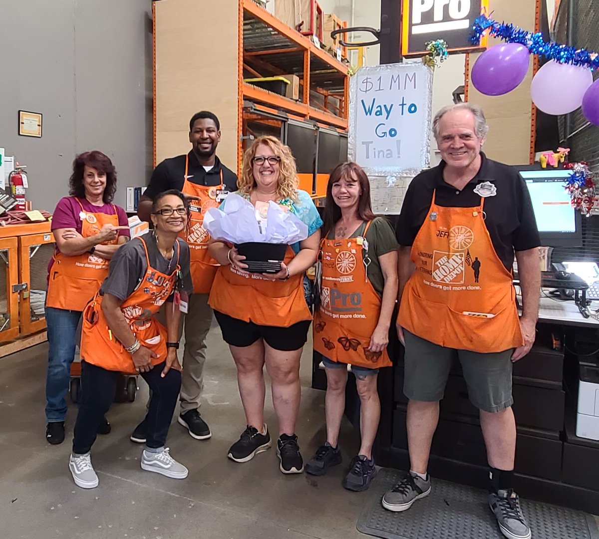 Congratulations Tina! $1 million in sales and the year's not even over! 
<a href="/HDTevinFreeman/">HD Tevin Freeman</a> @LopezRossanna <a href="/pvspivey/">Paul Spivey</a> @MatthewMASM471 <a href="/AttusoJodie/">Jodie Attuso</a> <a href="/BoomMayberry/">Mike Mayberry</a> <a href="/0471Prods/">Francisca Draganov</a> #047won #0471 #HomeDepot