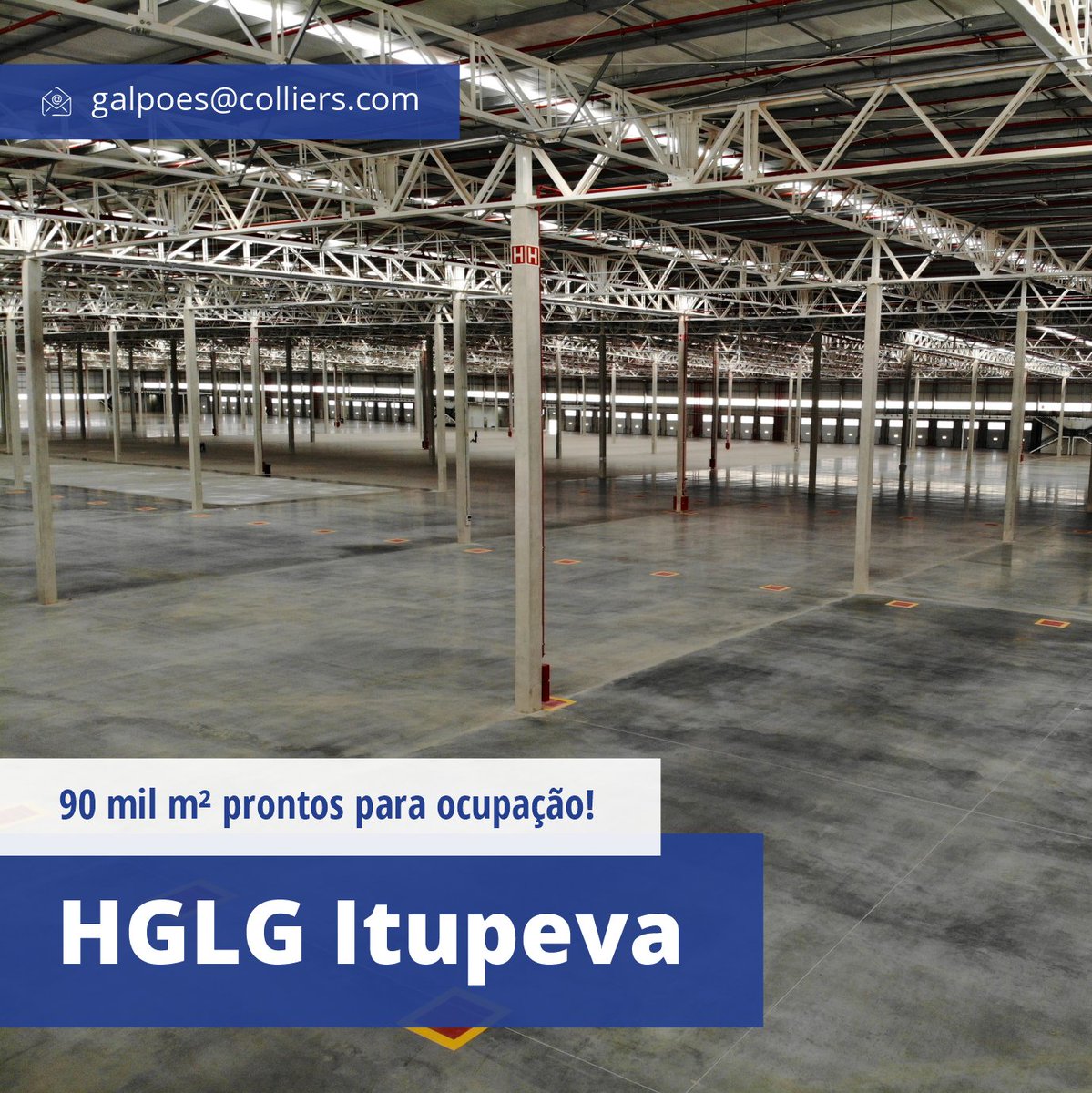 BrazilColliers's tweet photo. HGLG Itupeva 🚚 Fase I Entregue! | 90 mil m²

💯 Módulos a partir de 3 mil m².

🛣️ Conheça o HGLG Itupeva, empreendimento de alto padrão construtivo em localização estratégica. Acesso pela Rod. dos Bandeirantes (Km 70).

🌐 https://t.co/xvThWFygwN

#AcceleratingSuccess #Colliers https://t.co/FGyAiI1MIN