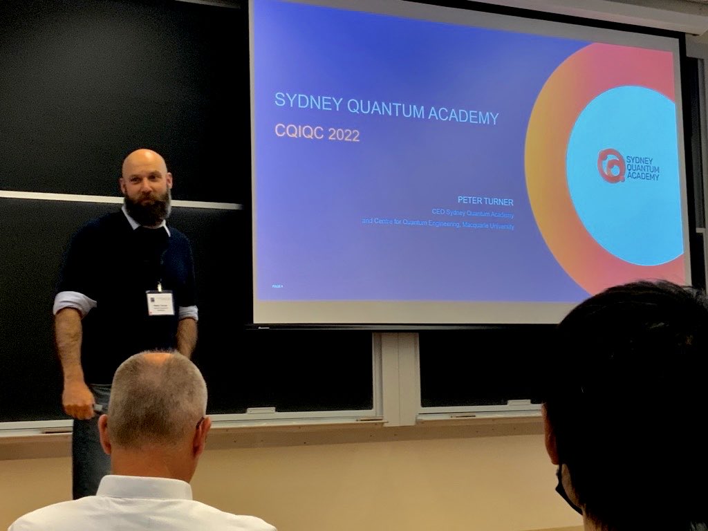 QuantumAephraim's tweet photo. Peter Turner telling @CQIQC_Toronto #CQIQCIX "What I did with my pandemic,"
AKA "how to go about getting YOUR government to give you 10s of millions of dollars to do #QuantumStuff." https://t.co/kTjRCg6cCj