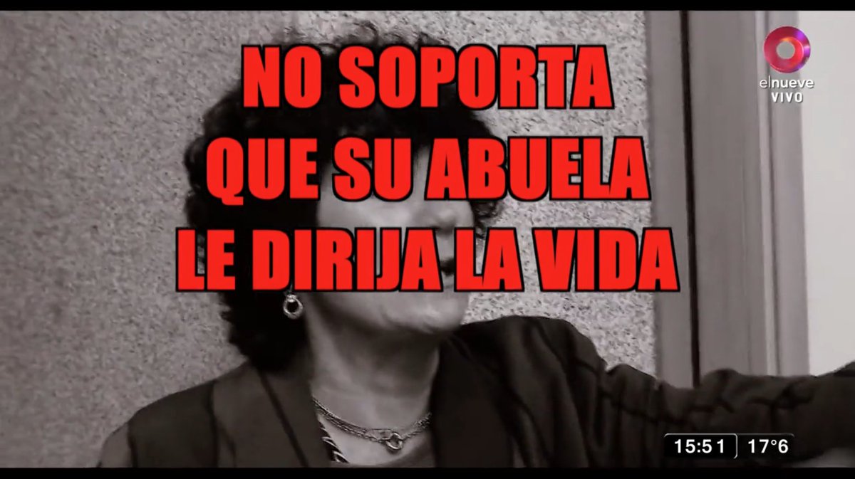 El Show Del Problema (@showproblemac9) on Twitter photo #ElShowDelProblema | Una abuela millonaria y poderosa que digita la vida de todo aquel que dependa de ella... #TiranaSDP 
Acá, el programa completo
elnueve.com.ar/el-show-del-pr… #ElShowDelProblema | Una abuela millonaria y poderosa que digita la vida de todo aquel que dependa de ella... #TiranaSDP 
Acá, el programa completo
elnueve.com.ar/el-show-del-pr…